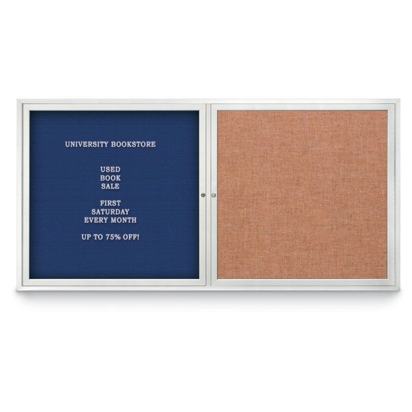 Corkboard, Rubber/Satin, 96"x48"